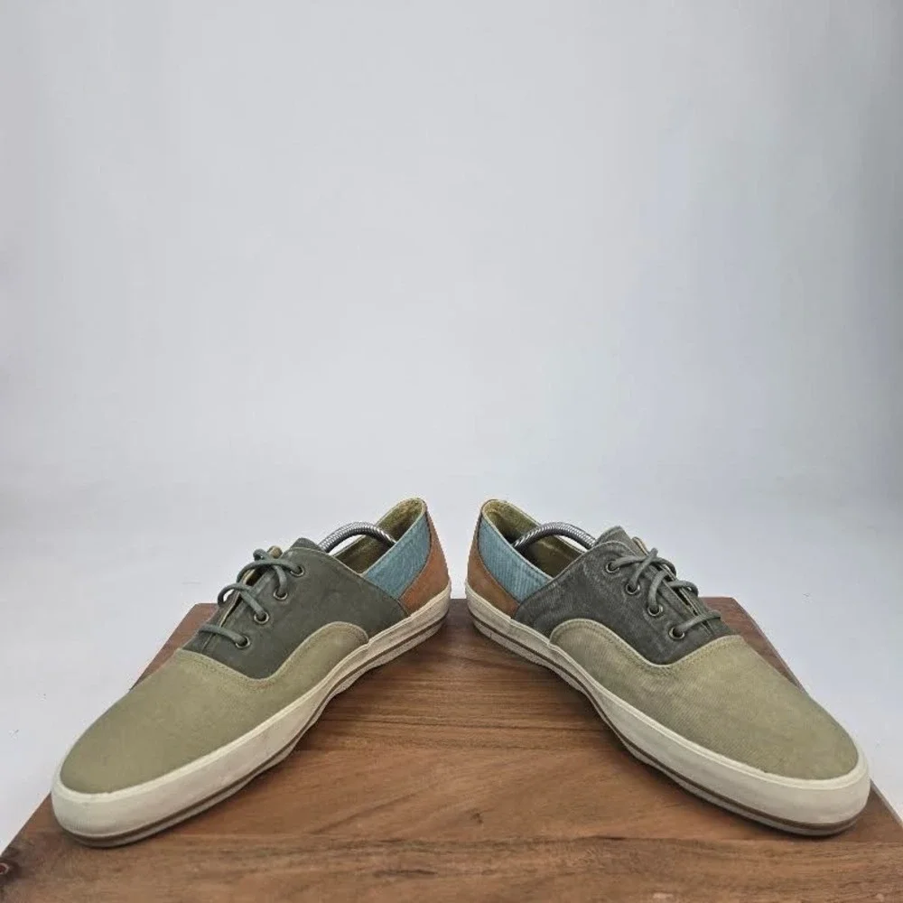 New Mens GH Bass & Co Colorblock Canvas/Leather Boat Deck Sneakers Shoes Sz 12 D